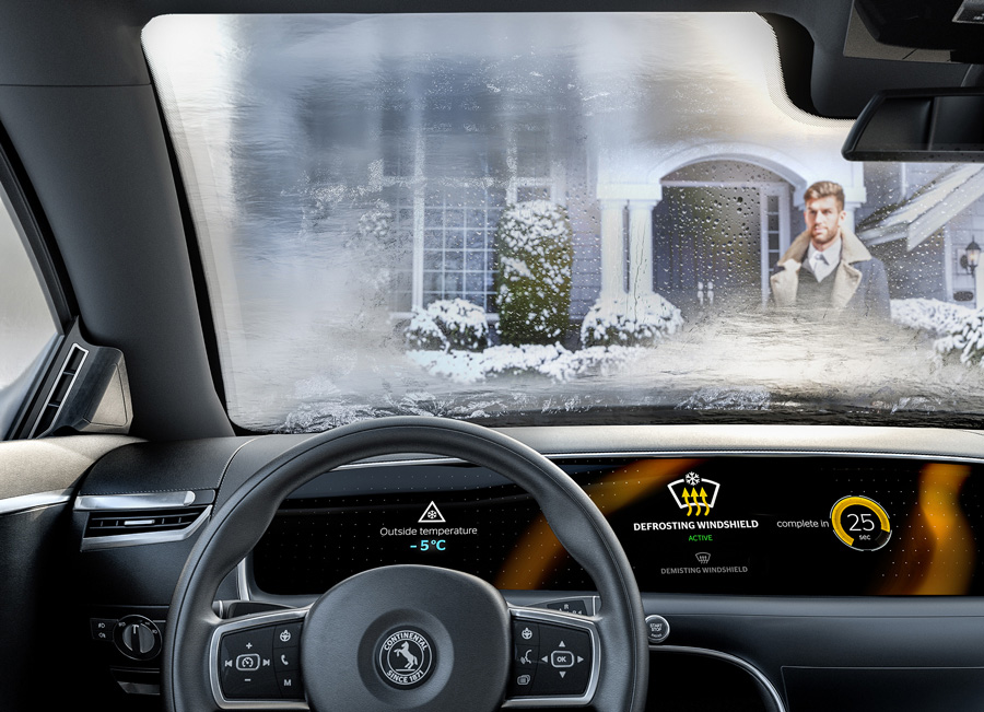 При з'єднанні з системою блокування вікна можна розморозити взимку, як тільки водій підійде до автомобіля