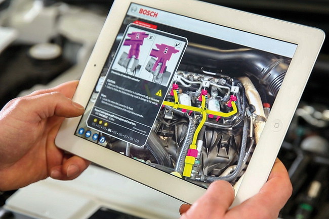 дополненная реальность Bosch для СТО