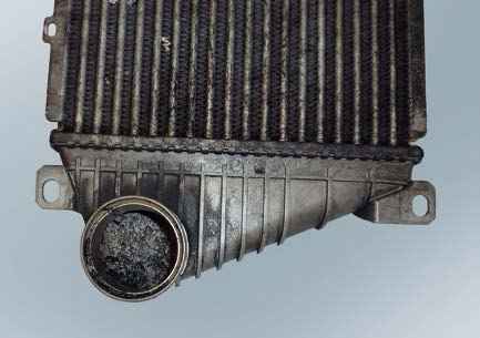 неисправный интеркулер