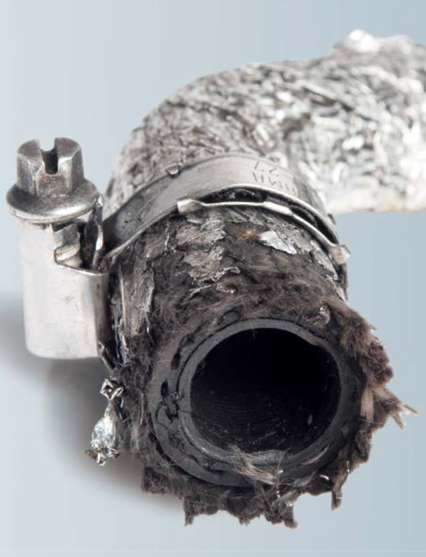 засоренный трубопровод