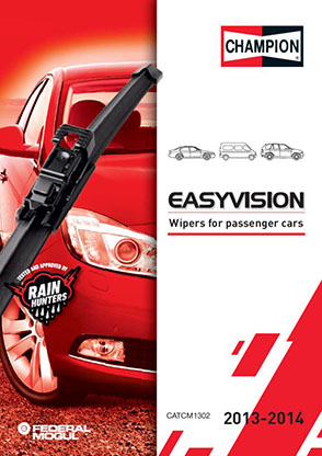 Каталог стеклоочистителей CHAMPION Easyvision