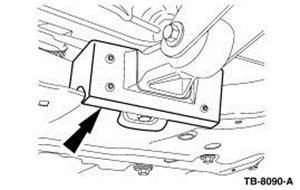 задняя опора двигателя Ford Focus с защитным кожухом  