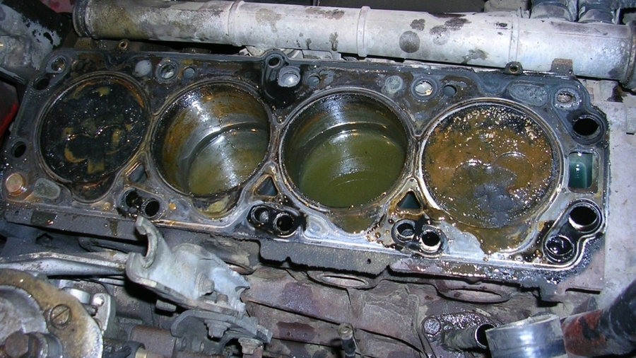 Пробой прокладки ГБЦ